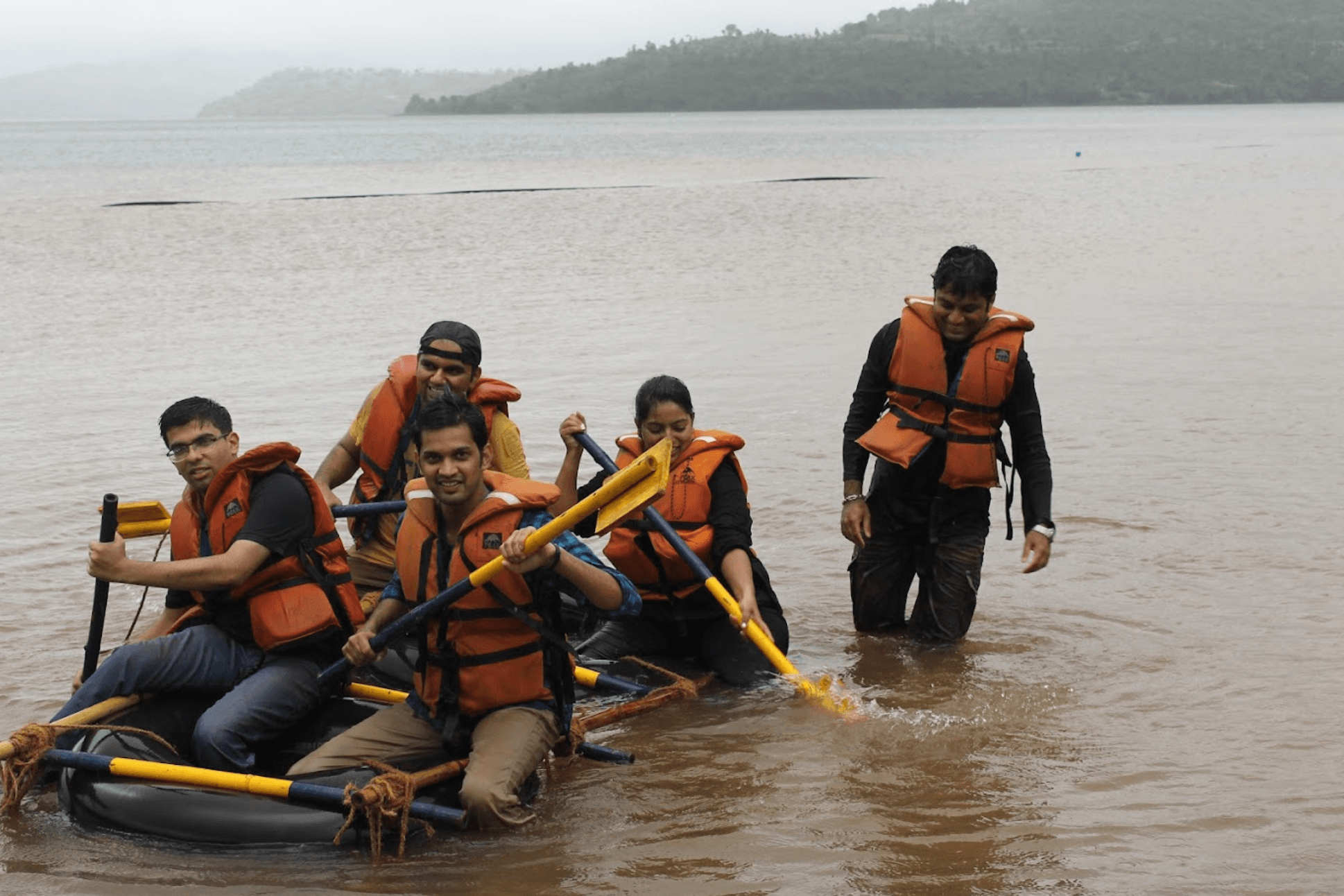 River Rafting & Collective Team Navigation Challenge